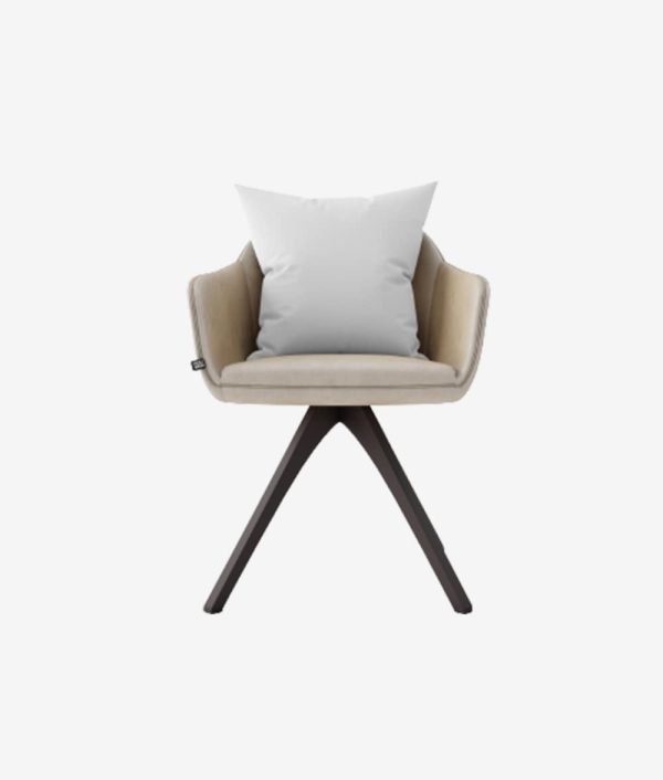 Modern wood stool - Image 4
